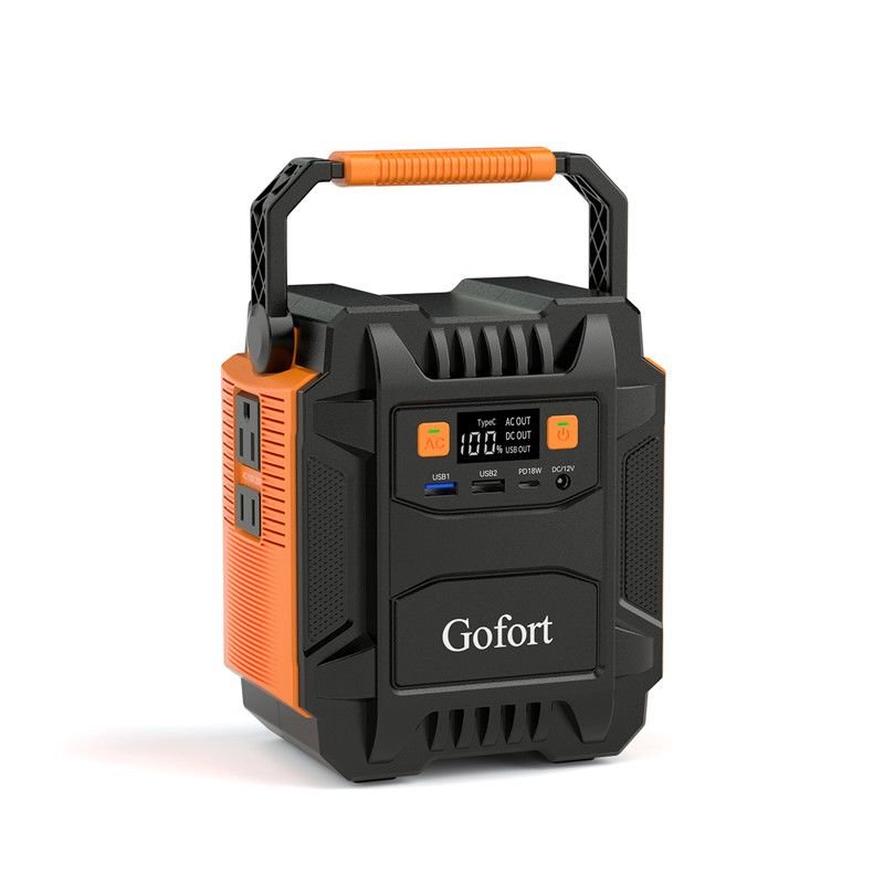 Gofort 200W Portable Power Station Power Bank Solar Generator AC 200W /DC 120W l/Type-C 18W/QC3.0/5W LED For Camping; Back up Power; CPAP Battery Gofort 200W Portable Power Station Power Bank Solar Generator AC 200W /DC 120W l/Type-C 18W/QC3.0/5W LED For Camping; Back up Power; CPAP Battery